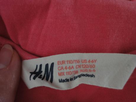 Saty vel. 110-116, h&m,116