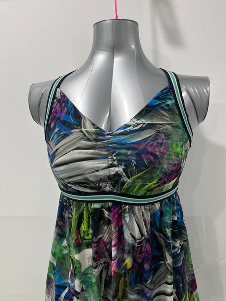 Letne saty, prekrizene ramienka, bonprix,xs