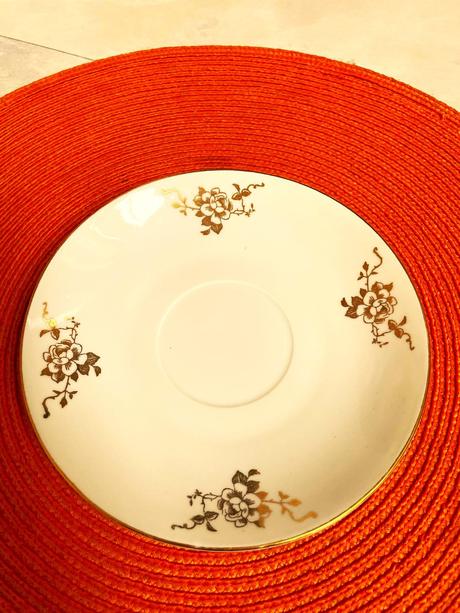 Starožitné dezertné tanieriky - 4 ks, 