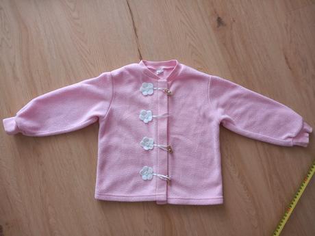 Flisovy ružový kabátik, 104