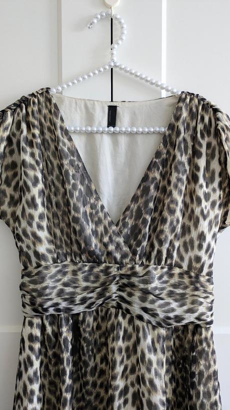 Ľahké leopardie šaty vero moda, vero moda,m