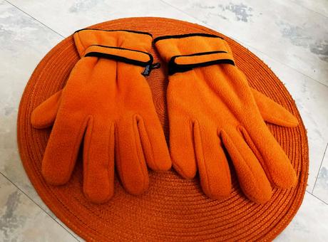 Lyžiarske flisové rukavice thinsulate, 