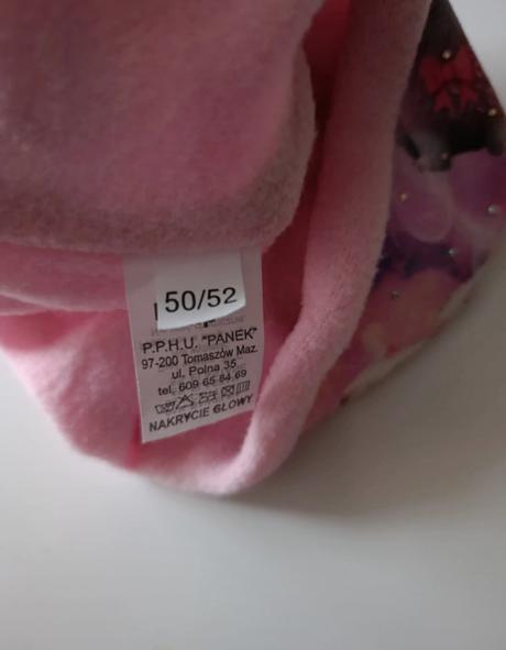 Čiapka ružová, 92