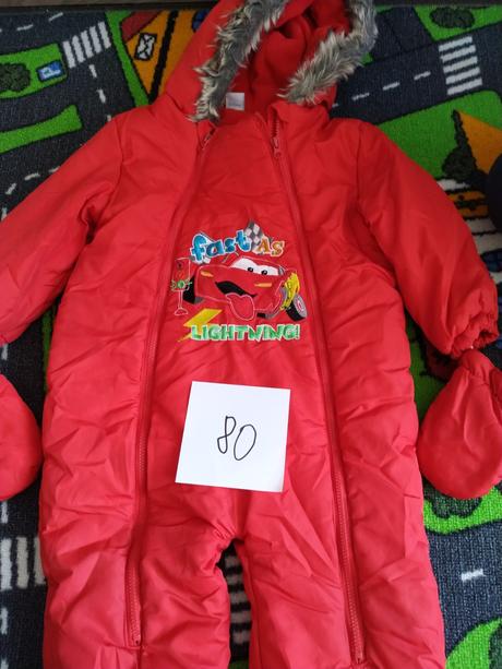 Zimný overal mcqueen, disney,80