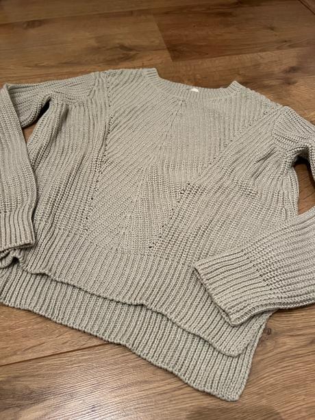 Bledozelený pulóver, h&m,xs