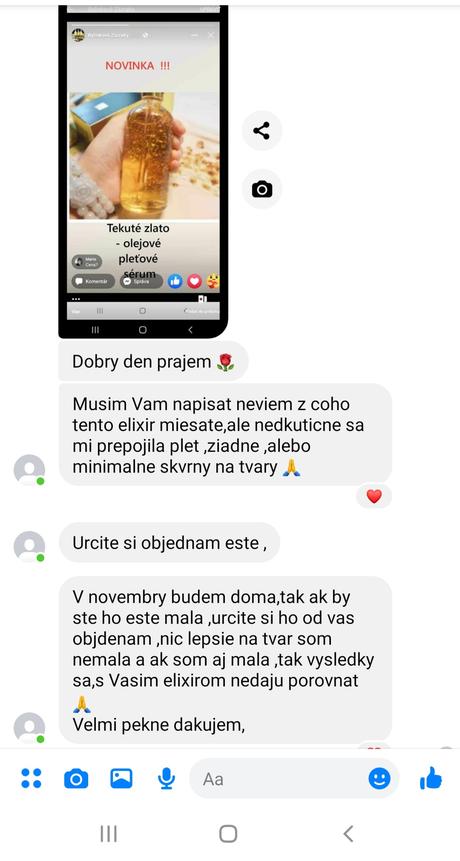 Elixír tekuté zlato - blahodárny pre pleť,