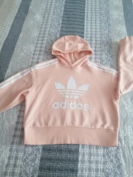 Mikina crop-top, adidas,158