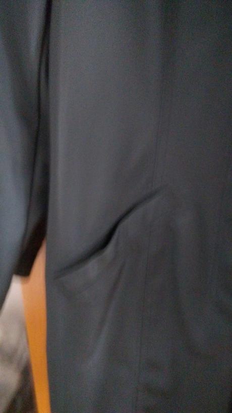 Dámsky koženkový plášť, s