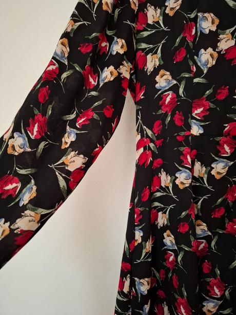 Kvetované košeľové šaty zara, zara,l
