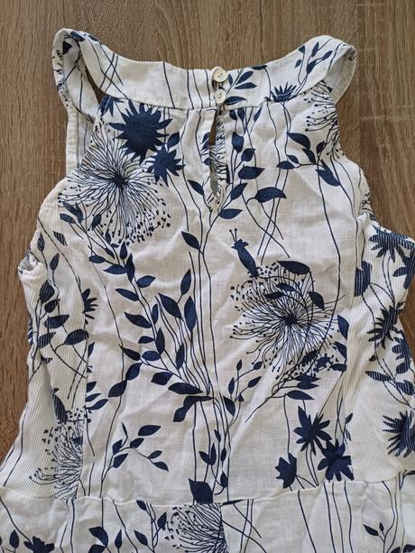 Bielo-modré šaty, s