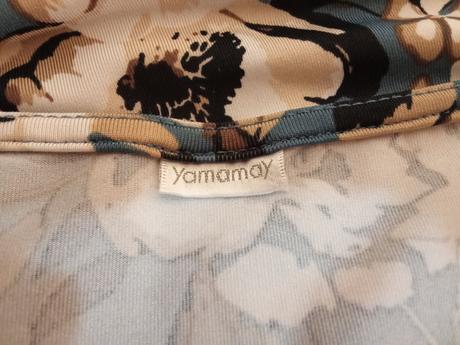 Yamamay kvetované šaty v petrolejovej modrej, s