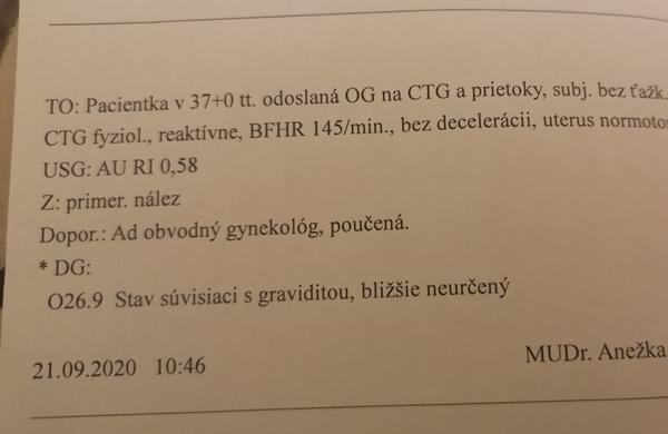 Vysvetlíte mi výsledky z vyšetrenia?