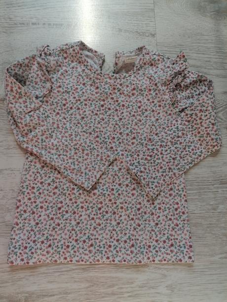 Tričko s volánikmi, h&m,86