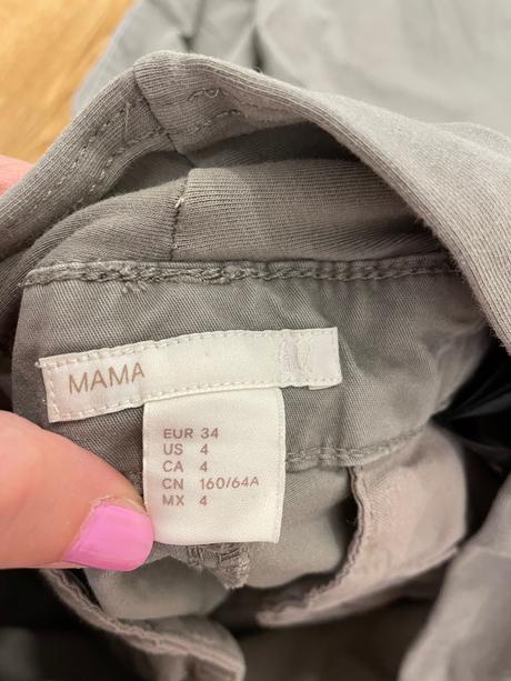 Tehotenské nohavice, h&m,34