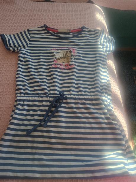 Šaty námornícke znackove s koníkom 116-122, 116