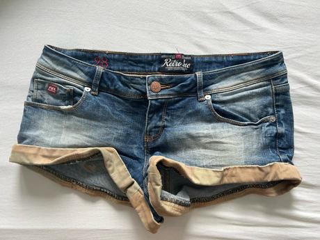 Riflové krátke nohavice retro inc., 38