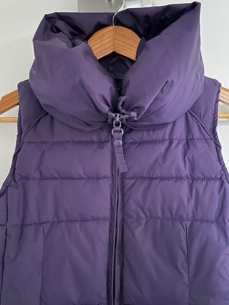 Volcano fialová vatovaná vesta veľkosti xs, xs