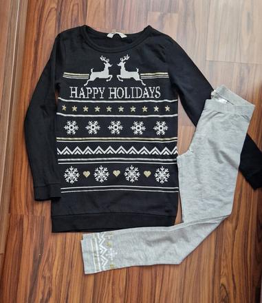 Súprava s vianočným motívom, h&m,146