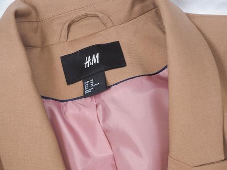 Kvalitné svetlohnedé sako h&m, h&m,42