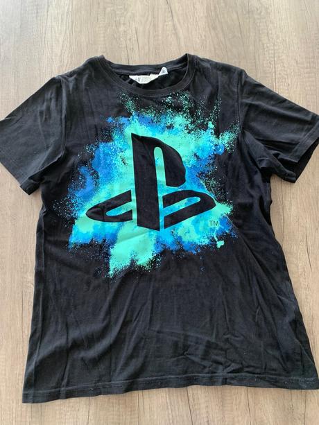 Tričko s play station aplikaciou, h&m,164