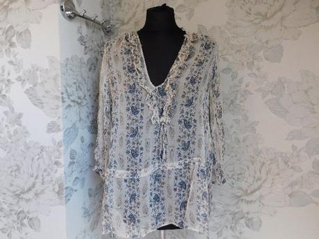 Pekna vzdušna šifonova bluzka, zara,36