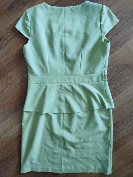 Zelené elegantné saty, 42