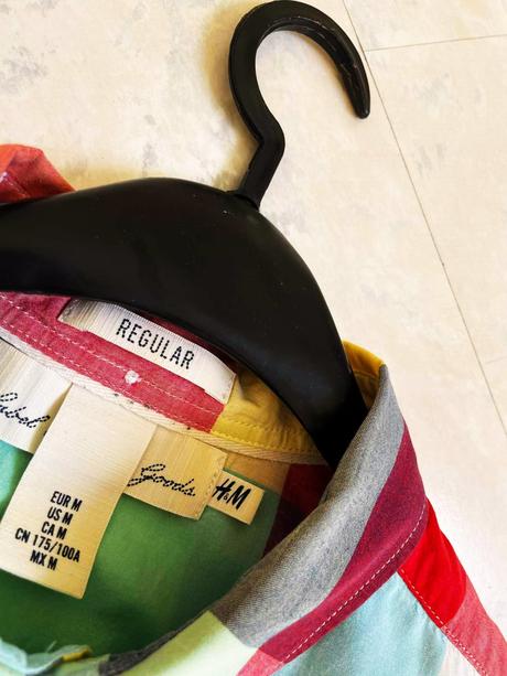 Vkusná pestrá košeľa m/l, h&m,l