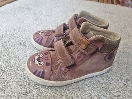 Kožené prechodné topánky, geox,27