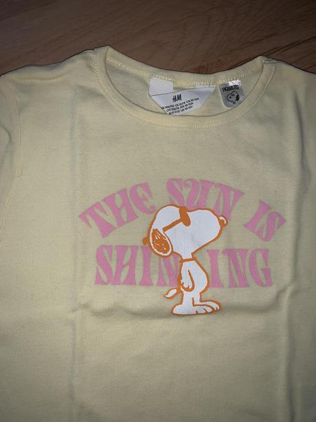 Snooppy tričko h&m 146 /152, h&m,146 / 152