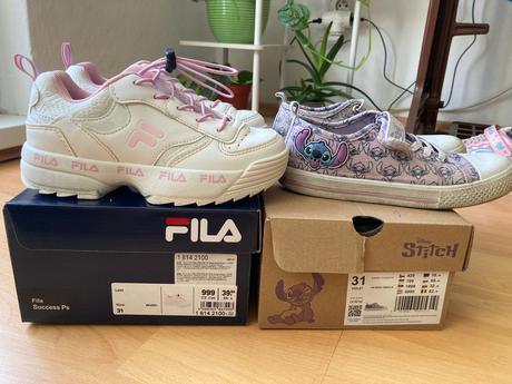 Tenisky + zadarmo platenky stich, fila,31