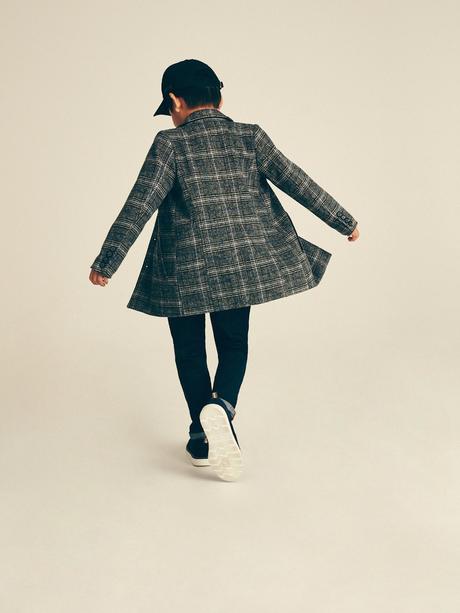 Elegantný karovany kabát reserved, reserved,152 / 158 / 164