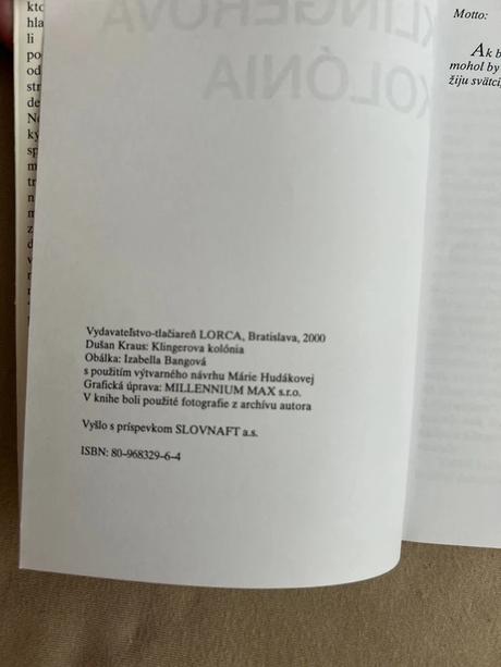 Klingerova kolónia - dušan kraus,