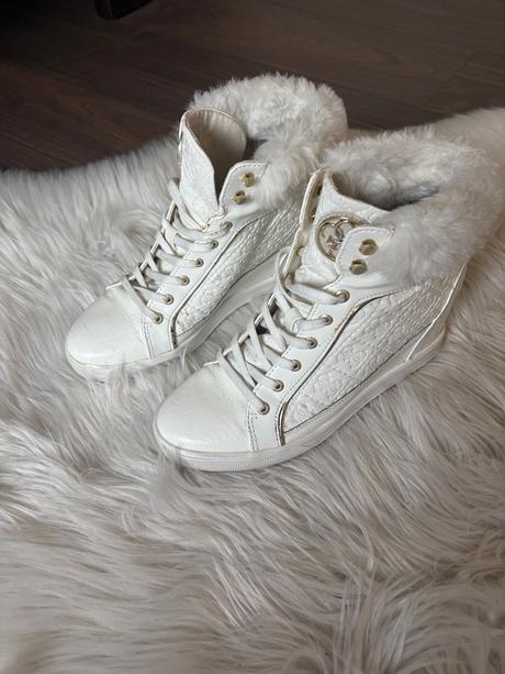 Guess čižmy biele veľkosť 39, guess,39