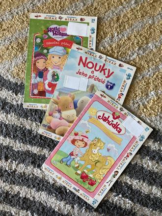 Dvd pohádky mirax 3 ks, 