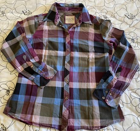 Bavlnená káro košeľa esprit v. 38-40, esprit,40