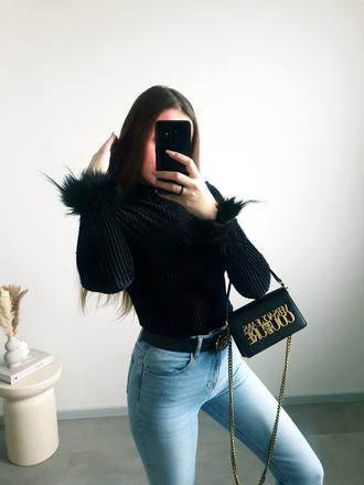 Extravagantný top s/m, s