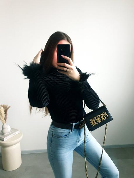 Extravagantný top s/m, s