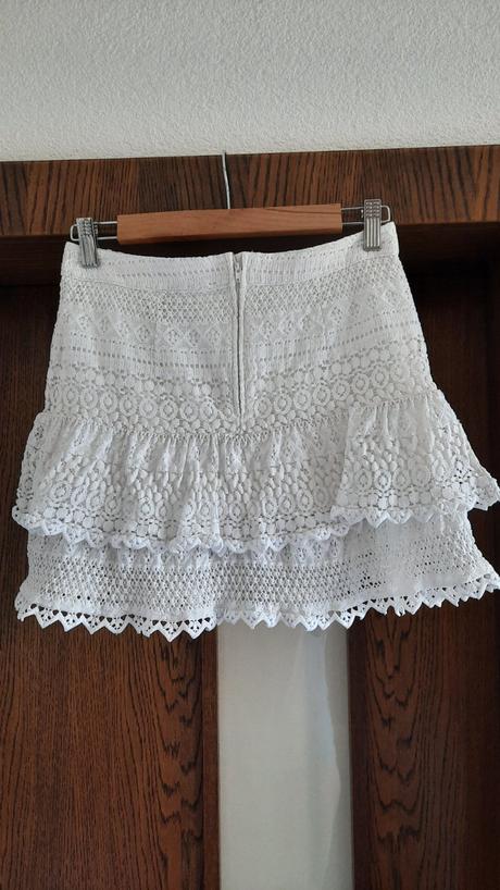 Biela suknička, h&m,s