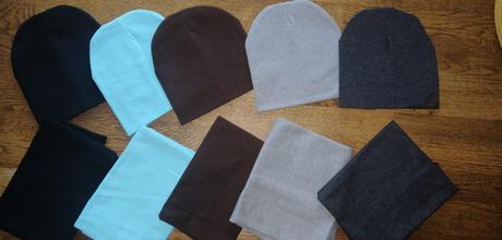 Bavlnený set 1-3 roky čiapka s nákrčníkom, 92