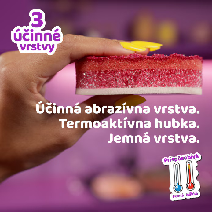 Vileda hubka PUNCH Apple
