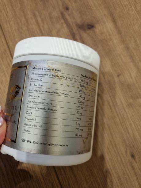 Esteľ collagen v prášku,