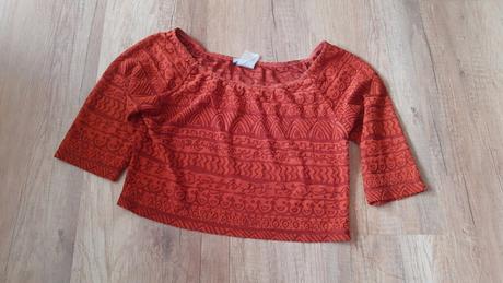 Dievčenský crop top, 158