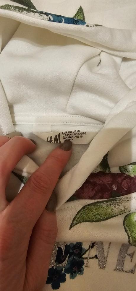 Nova mikina, h&m,170