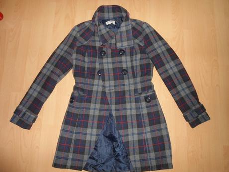 Jesenny kockovy kabat, m