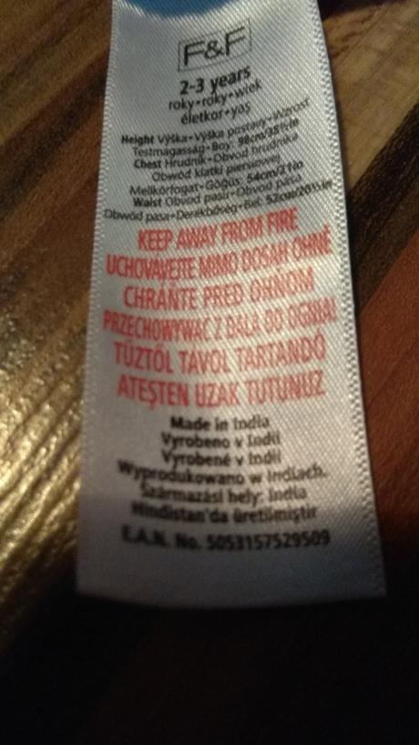 Predám detské šaty, f&f,98