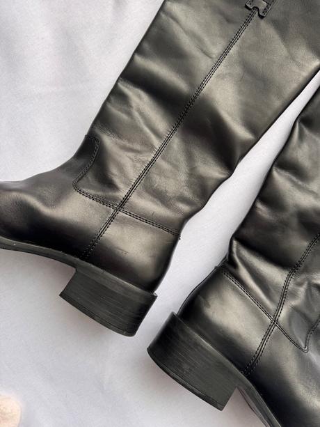 Zara - kožené čižmy, zara,41