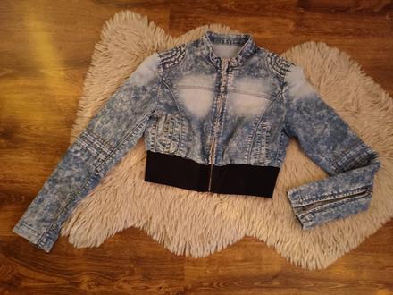 Riflová krátka bundička, xs