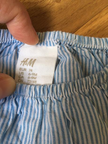 Letná dievčenská tunika, h&m,74