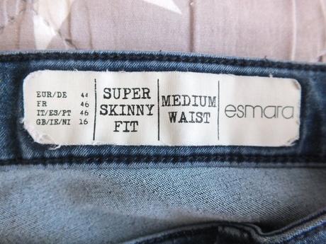 Dámske rifle skinny, esmara,42