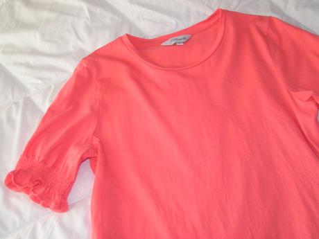 Tričko s nariasenými rukávmi, s